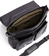 Leabags Rimini Schultertasche aus echtem Büffel-Leder im Vintage Look - LEABAGS