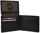 Leabags Austin Geldbeutel aus echtem Büffel-Leder im Vintage Look - LEABAGS