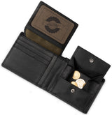 Leabags Austin Geldbeutel aus echtem Büffel-Leder im Vintage Look - LEABAGS