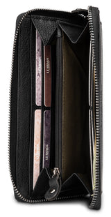 Leabags Florenz Geldbeutel aus echtem Büffel-Leder im Vintage Look - LEABAGS