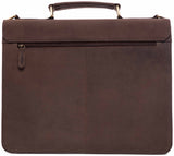 Leabags Gainsville Aktentasche Laptoptasche 15 Zoll Ledertasche im Vintage Look - LEABAGS