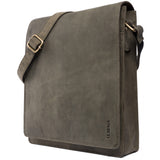 Leabags London Leder-Umhängetasche I Laptoptasche bis 13 Zoll - LEABAGS