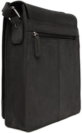 Leabags London Leder-Umhängetasche I Laptoptasche bis 13 Zoll - LEABAGS