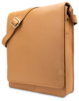 Leabags London Leder-Umhängetasche I Laptoptasche bis 13 Zoll - LEABAGS