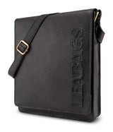 Leabags London Leder-Umhängetasche I Laptoptasche bis 13 Zoll - LEABAGS