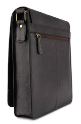 Leabags London Leder-Umhängetasche I Laptoptasche bis 13 Zoll - LEABAGS