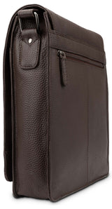 Leabags London Leder-Umhängetasche I Laptoptasche bis 13 Zoll - LEABAGS