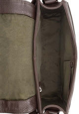 Leabags London Leder-Umhängetasche I Laptoptasche bis 13 Zoll - LEABAGS