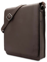 Leabags London Leder-Umhängetasche I Laptoptasche bis 13 Zoll - LEABAGS