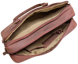 Leabags Istanbul Aktentasche Laptoptasche 15 Zoll aus echtem Leder im Vintage Look - LEABAGS