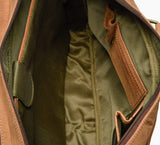 Leabags Istanbul Aktentasche Laptoptasche 15 Zoll aus echtem Leder im Vintage Look - LEABAGS