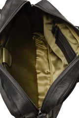 Leabags Istanbul Aktentasche Laptoptasche 15 Zoll aus echtem Leder im Vintage Look - LEABAGS