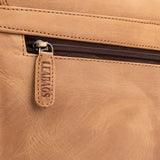 Leabags Gent Umhängetasche aus echtem Büffel-Leder im Vintage Look - LEABAGS