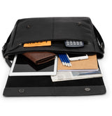 Leabags Gent Umhängetasche aus echtem Büffel-Leder im Vintage Look - LEABAGS