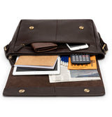 Leabags Gent Umhängetasche aus echtem Büffel-Leder im Vintage Look - LEABAGS