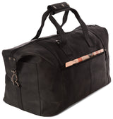 Leabags Dubai Reisetasche Handgepäcktasche Sporttasche aus echtem Leder im Vintage Look - LEABAGS