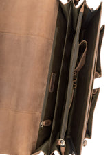 Leabags Miami Aktentasche Laptoptasche 15 Zoll Schultertasche aus echtem Leder - LEABAGS