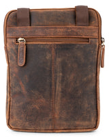 Leabags Detroit Umhängetasche aus echtem Büffel-Leder im Vintage Look - LEABAGS