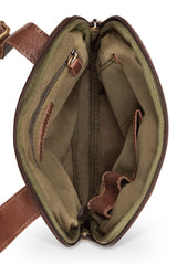 Leabags Detroit Umhängetasche aus echtem Büffel-Leder im Vintage Look - LEABAGS