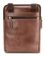 Leabags Detroit Umhängetasche aus echtem Büffel-Leder im Vintage Look - LEABAGS