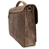 Leabags Scottdale Aktentasche 15 Zoll Laptoptasche aus echtem Leder im Vintage Look - LEABAGS