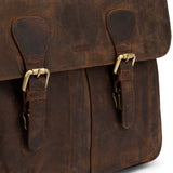 Leabags Scottdale Aktentasche 15 Zoll Laptoptasche aus echtem Leder im Vintage Look - LEABAGS