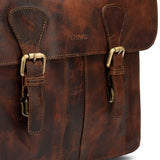 Leabags Scottdale Aktentasche 15 Zoll Laptoptasche aus echtem Leder im Vintage Look - LEABAGS