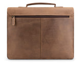 Leabags Scottdale Aktentasche 15 Zoll Laptoptasche aus echtem Leder im Vintage Look - LEABAGS