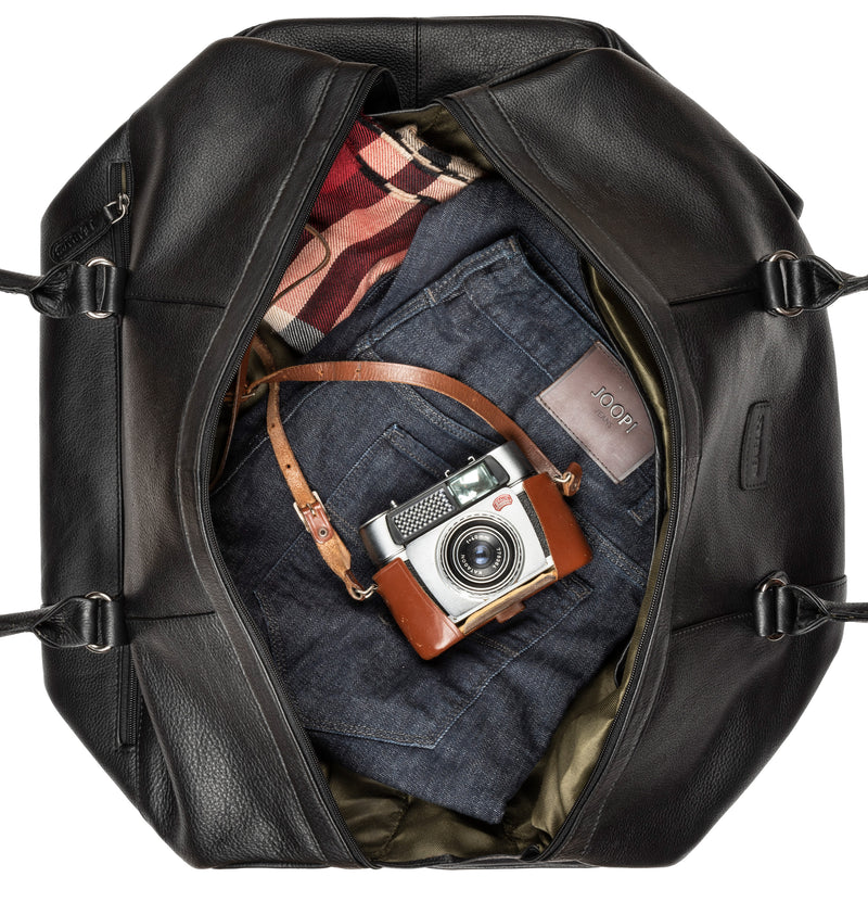 Leabags Tokio Reisetasche aus echtem Büffel-Leder im Vintage Look - LEABAGS