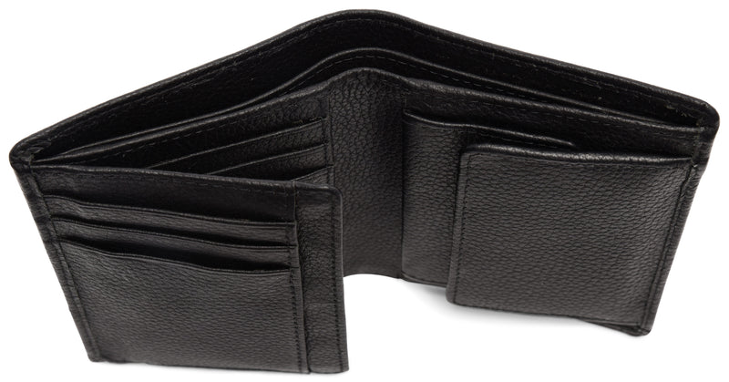 LEABAGS Indianapolis Geldbeutel aus echtem Büffel-Leder im Vintage Look - LEABAGS