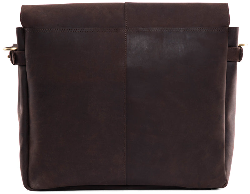 Leabags Glendale Umhängetasche aus echtem Büffel-Leder im Vintage Look - LEABAGS