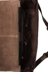 Leabags Glendale Umhängetasche aus echtem Büffel-Leder im Vintage Look - LEABAGS
