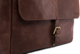 Leabags Glendale Umhängetasche aus echtem Büffel-Leder im Vintage Look - LEABAGS