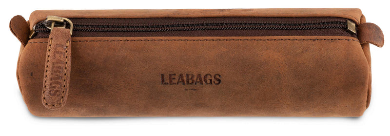 Leabags Fort Grant Mäppchen aus echtem Büffel-Leder im Vintage Look - LEABAGS