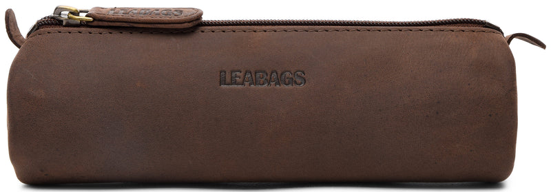 Leabags Fort Grant Mäppchen aus echtem Büffel-Leder im Vintage Look - LEABAGS