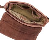 Leabags Wellington Messenger Bag hecho de cuero de búfalo genuino en un aspecto vintage
