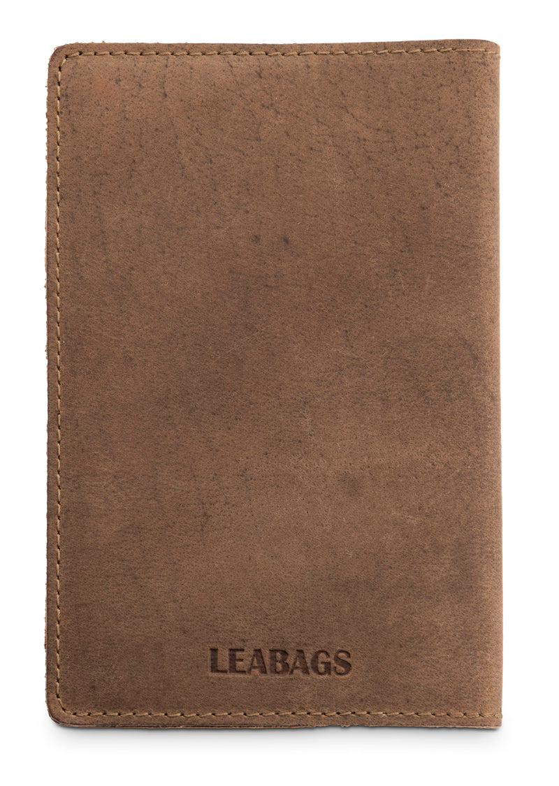 Leabags Pocket Notes Leder Sleeve Lederhülle für Notizbücher - LEABAGS
