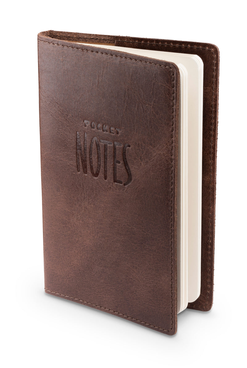 Leabags Pocket Notes Leder Sleeve Lederhülle für Notizbücher - LEABAGS