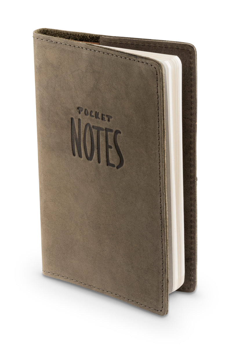 Leabags Pocket Notes Leder Sleeve Lederhülle für Notizbücher - LEABAGS