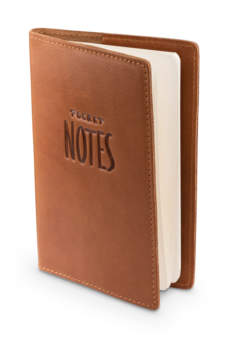 Leabags Pocket Notes Leder Sleeve Lederhülle für Notizbücher - LEABAGS