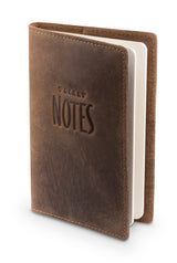 Leabags Pocket Notes Leder Sleeve Lederhülle für Notizbücher - LEABAGS