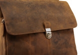 Leabags Texas Aktentasche Umhängetasche 13 Zoll Laptoptasche aus echtem Leder im Vintage Look - LEABAGS