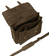 Leabags Scottdale Aktentasche 15 Zoll Laptoptasche aus echtem Leder im Vintage Look - LEABAGS