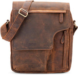 Leabags Amsterdam Umhängetasche Laptoptasche 13 Zoll Ledertasche im Vintage Look - LEABAGS