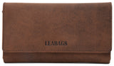 Leabags Cleveland Geldbeutel aus echtem Büffel-Leder im Vintage Look - LEABAGS