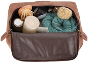 Leabags Palm Beach Kulturbeutel aus echtem Büffel-Leder im Vintage Look - LEABAGS