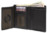 Leabags Indianapolis Geldbeutel aus echtem Büffel-Leder im Vintage Look - LEABAGS