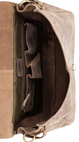 Leabags Glendale Umhängetasche aus echtem Büffel-Leder im Vintage Look - LEABAGS