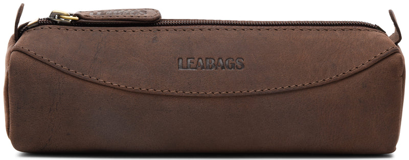 Leabags Fort Rock Mäppchen aus echtem Büffel-Leder im Vintage Look - LEABAGS