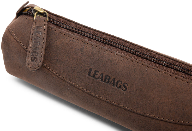 Leabags Fort Rock Mäppchen aus echtem Büffel-Leder im Vintage Look - LEABAGS